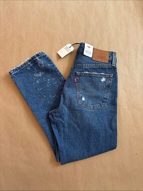 Levi's Dark Blue Straight-Leg Jeans
